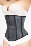 2552 Black Latex Waist Cincher