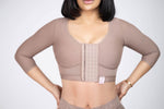 4504 Bra With Sleeves Cocoa